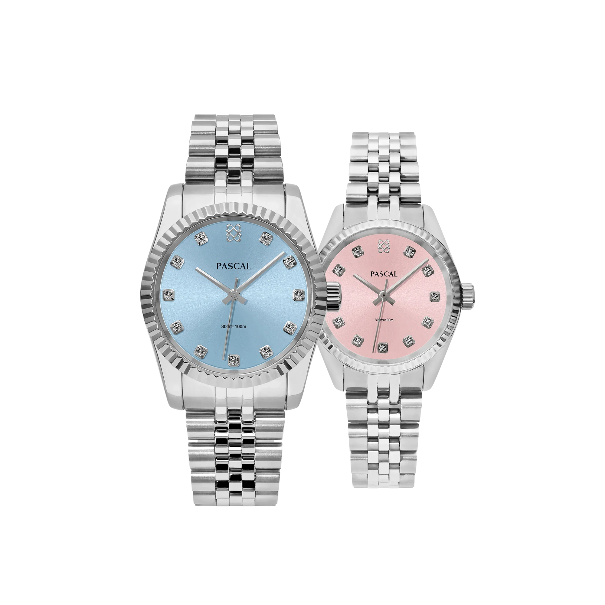 Timeless Classic Diamond Couple Watches in Rose Radiance & Ice Age - PASCAL