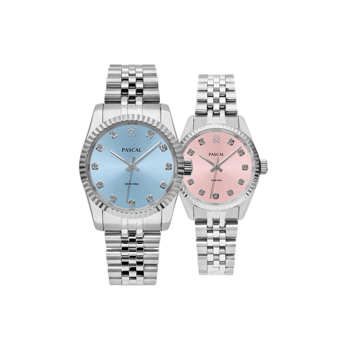 Timeless Classic Diamond Couple Watches in Rose Radiance & Ice Age - PASCAL