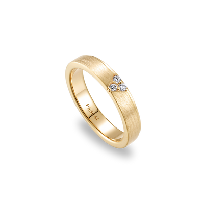 'Trinity' Diamond Band Ring