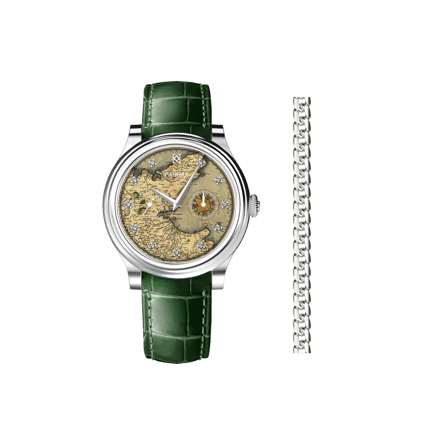 Navigator Diamond Watch Gift Set in Naples - PASCAL