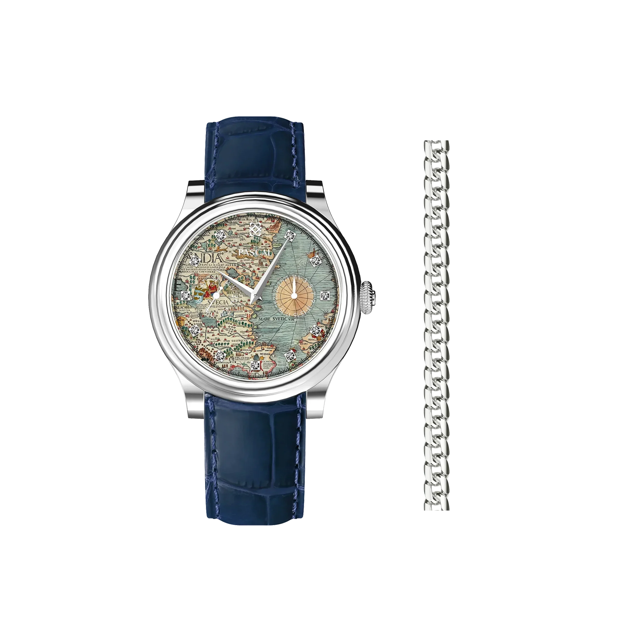 Navigator Diamond Watch Gift Set in Scandia - PASCAL