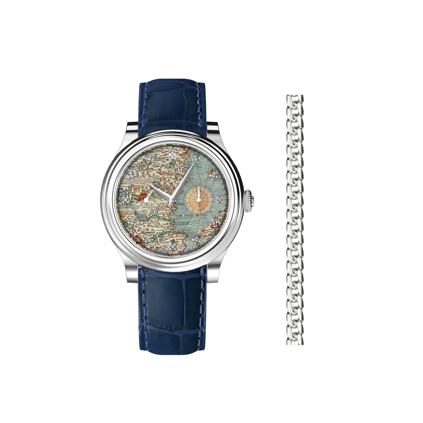 Navigator Diamond Watch Gift Set in Scandia - PASCAL