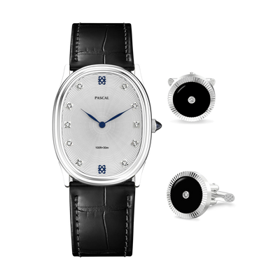 Oval Orbit Diamond Watch Gift Set