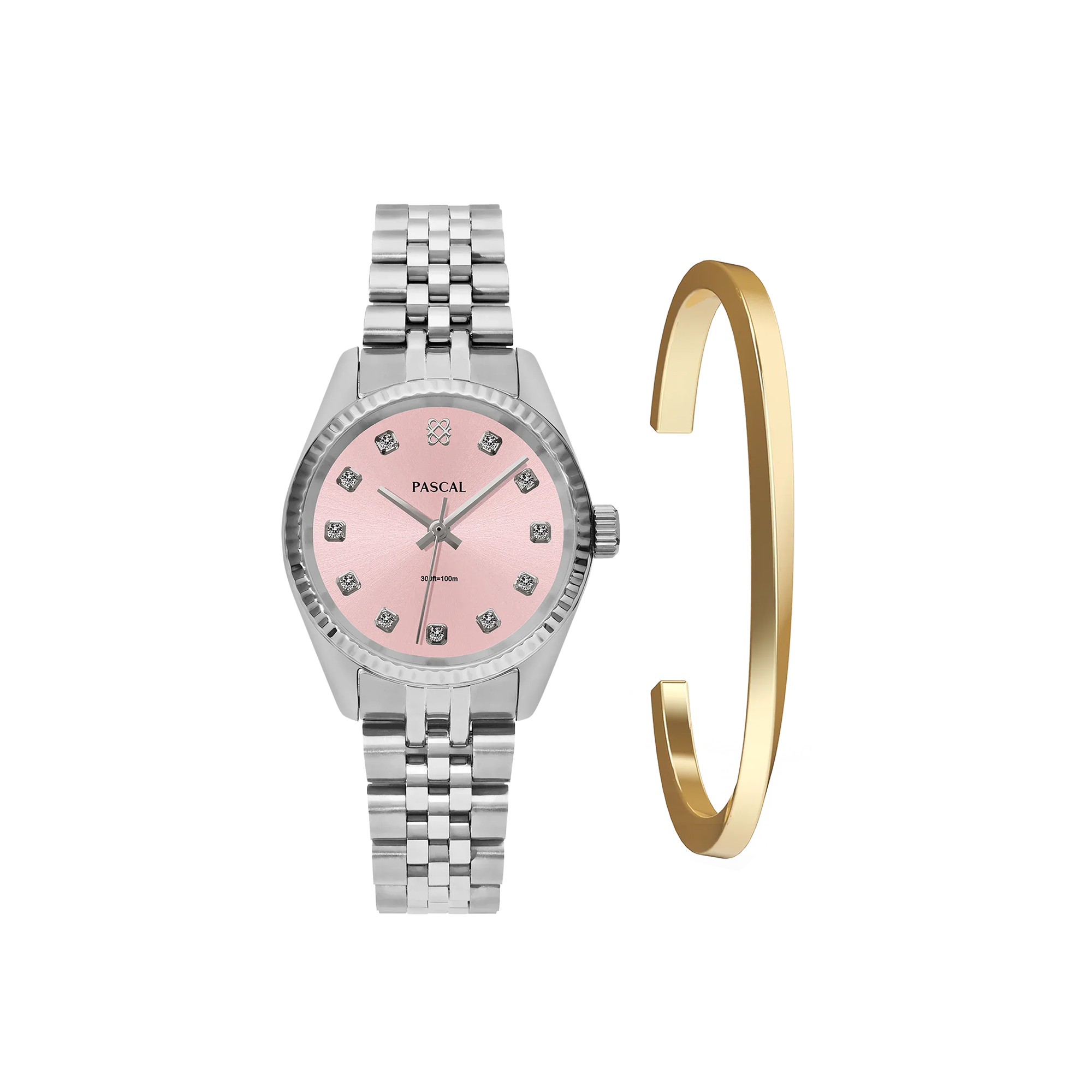 Timeless Classic Diamond Watch Gift Set in Rose Radiance - PASCAL