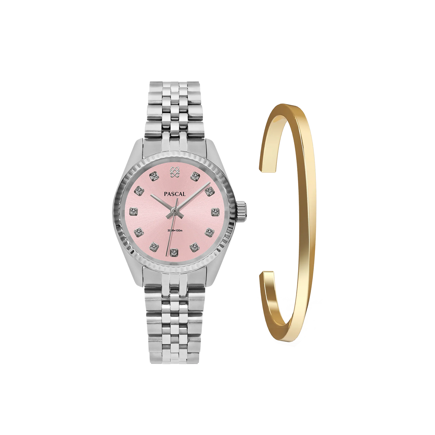 Timeless Classic Diamond Watch Gift Set in Rose Radiance - PASCAL