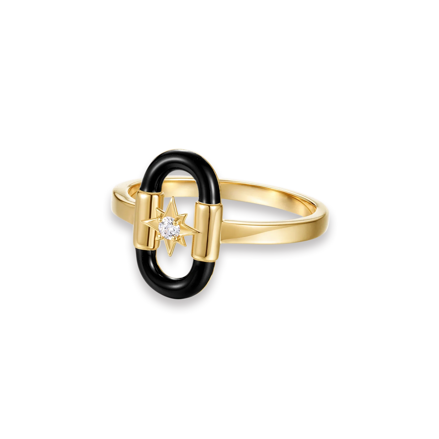 Elemenmt Rong Element Party Diamond Enamel Ring | PASCAL