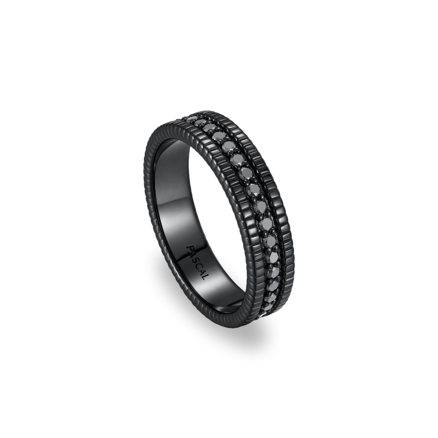 Classic Black Diamond Band Ring