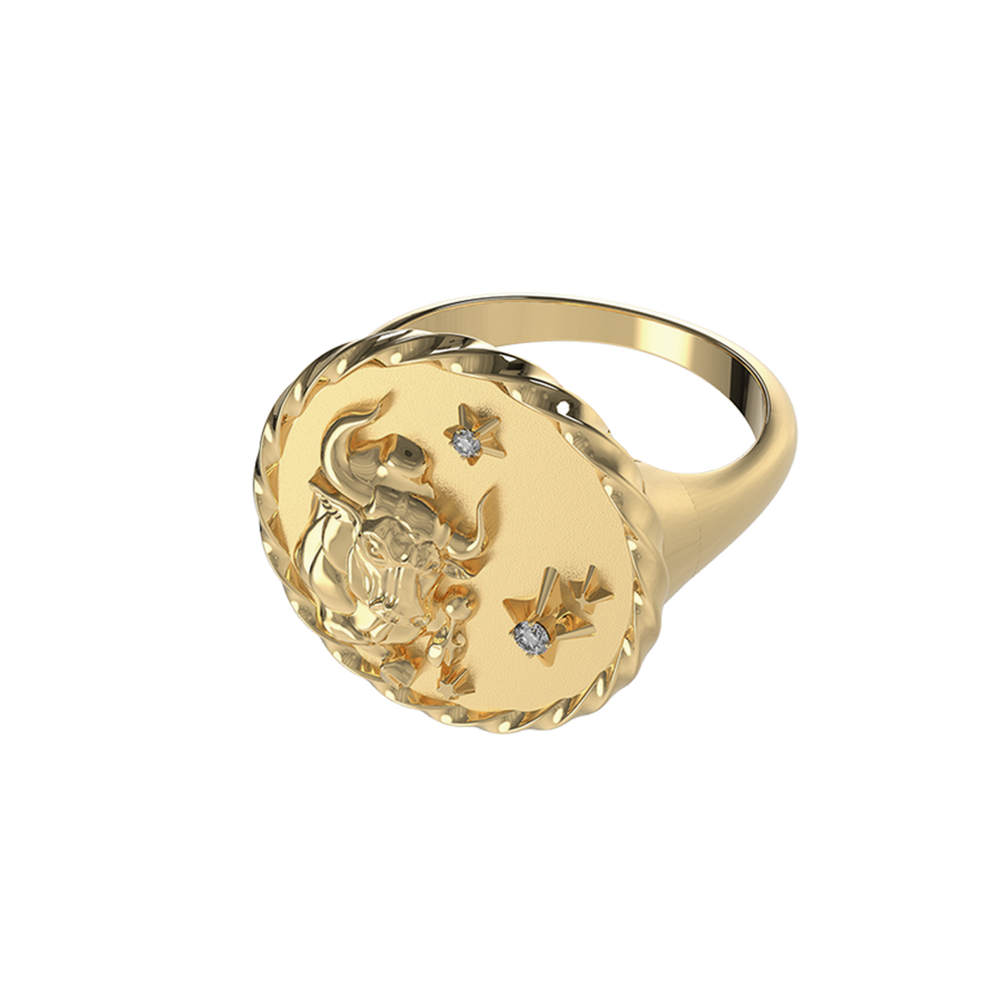 Taurus Signet Ring