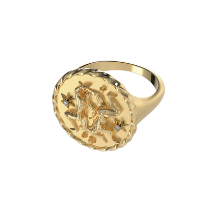 Gemini Signet Ring