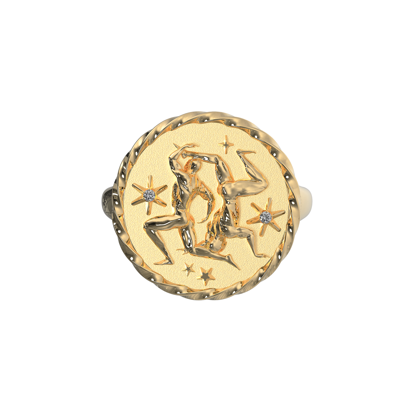 Gemini Signet Ring