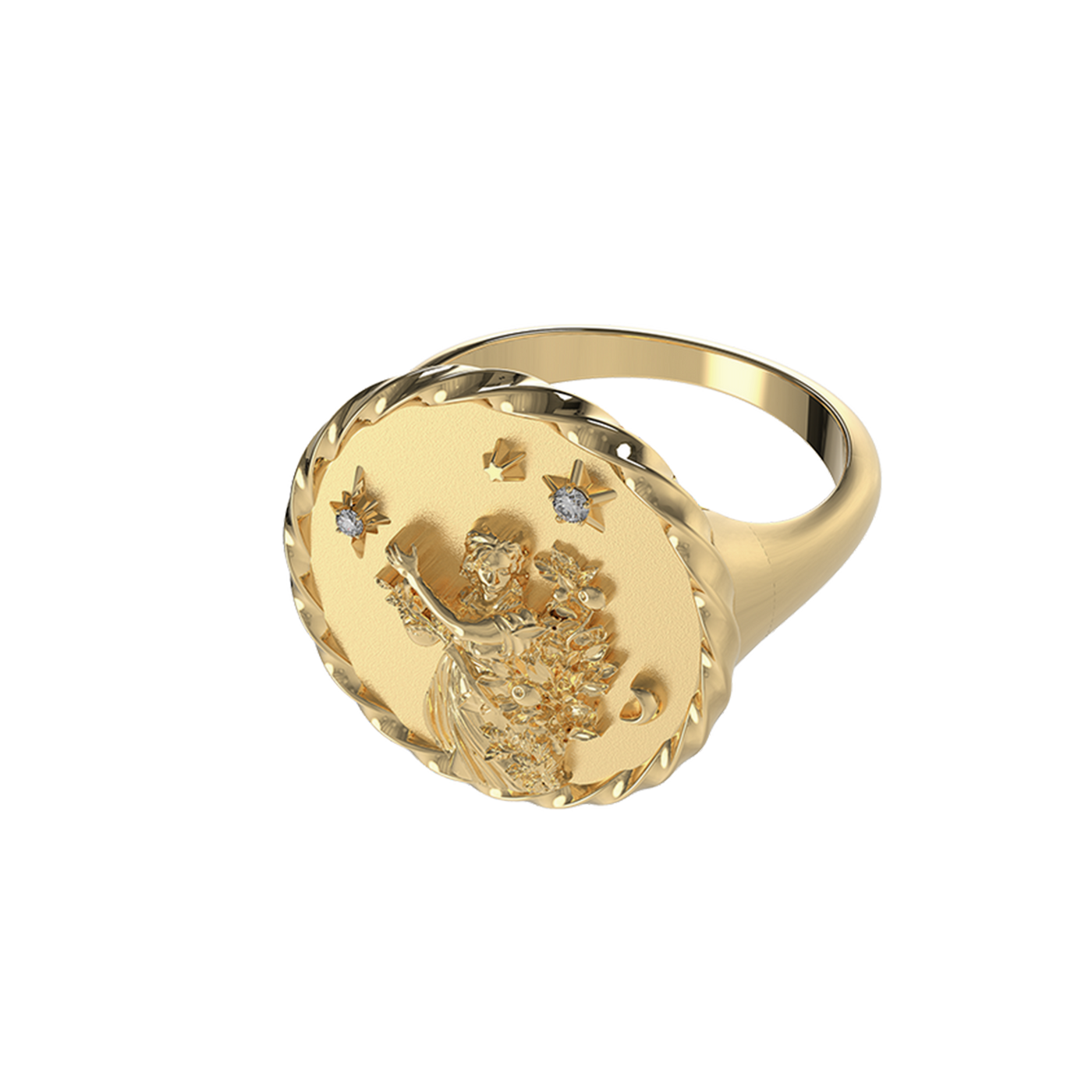 Virgo Signet Ring