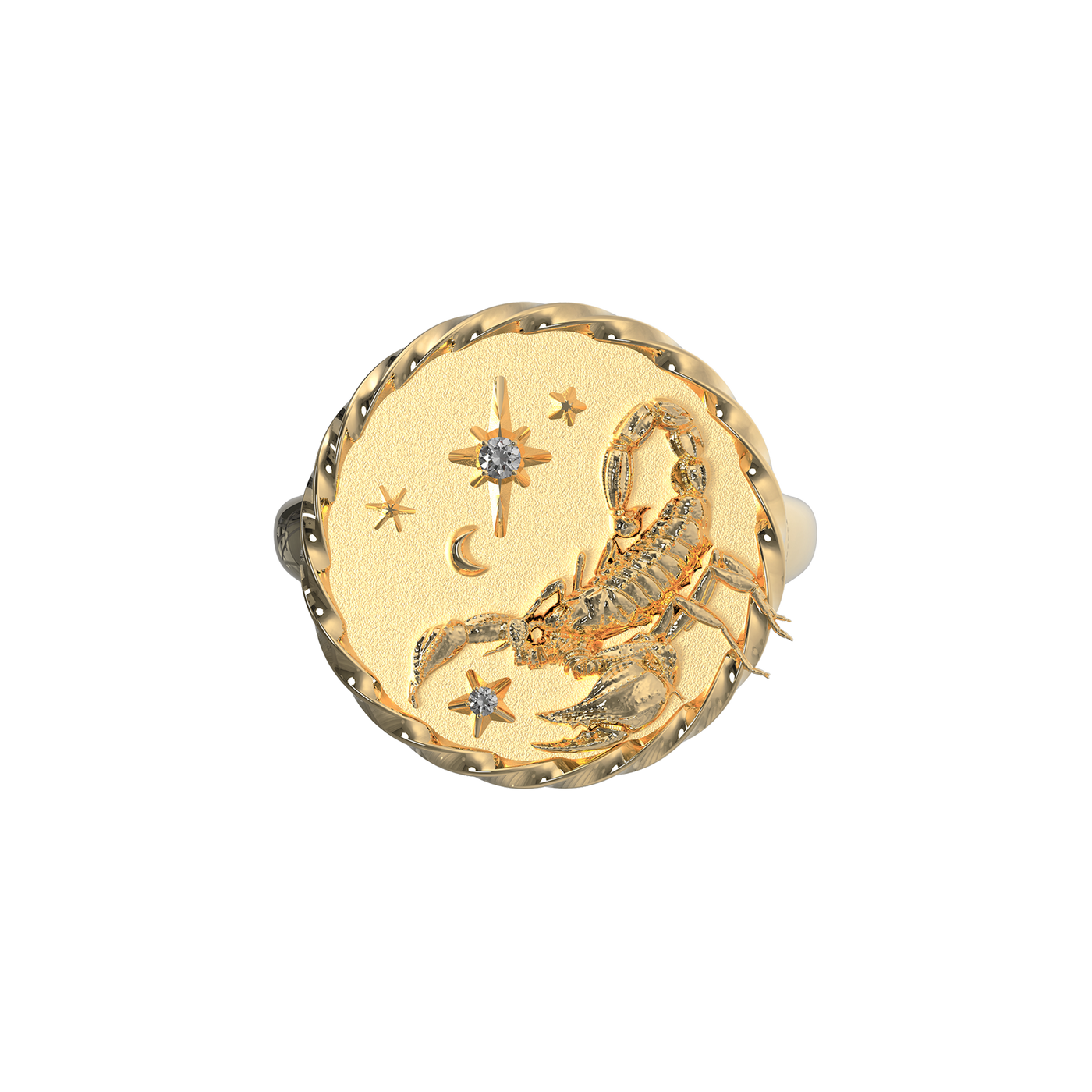 Scorpio Signet Ring