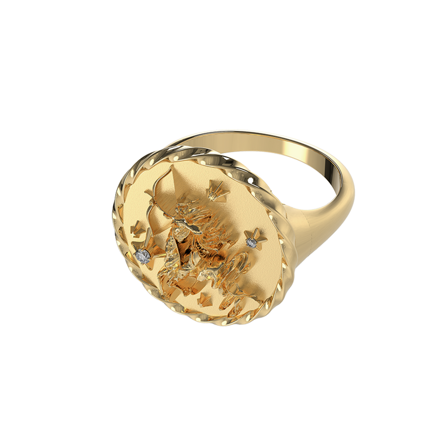 Sagittarius Signet Ring