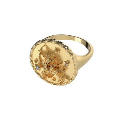 Sagittarius Signet Ring