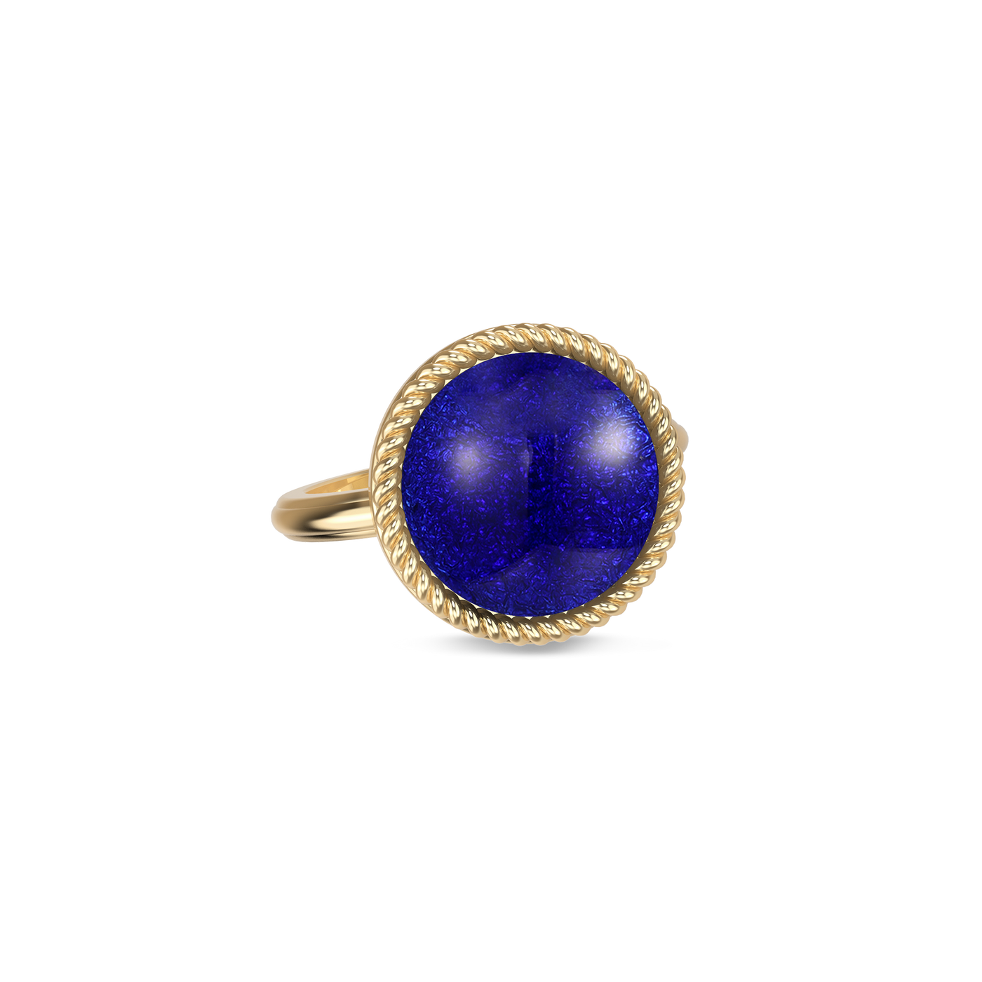 'Universe' Enamel Rope Ring, Round