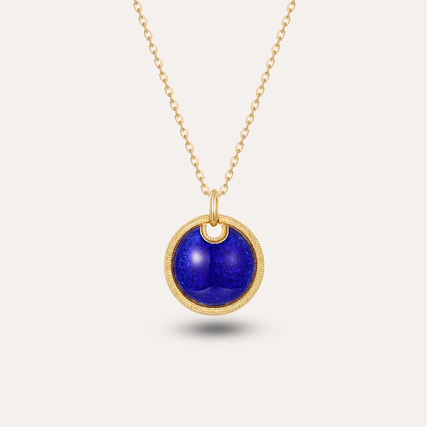 ‘Universe’ Enamel Rope Necklace, Round