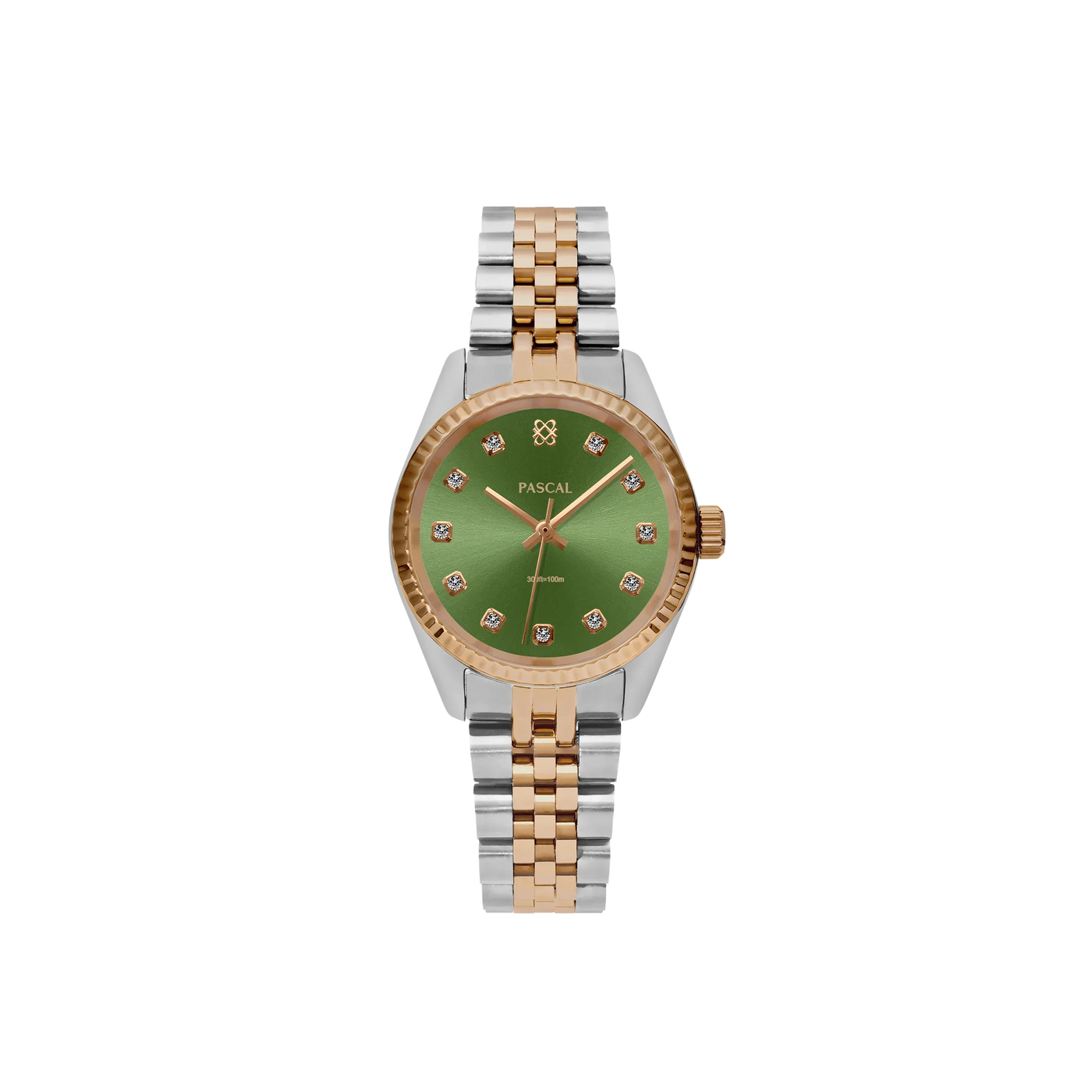 Timeless Classic Diamond Watch in Avocado - PASCAL#dial-size_31-mm