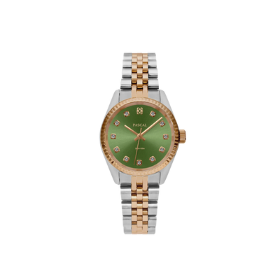 Timeless Classic Diamond Watch in Avocado - PASCAL#dial-size_31-mm