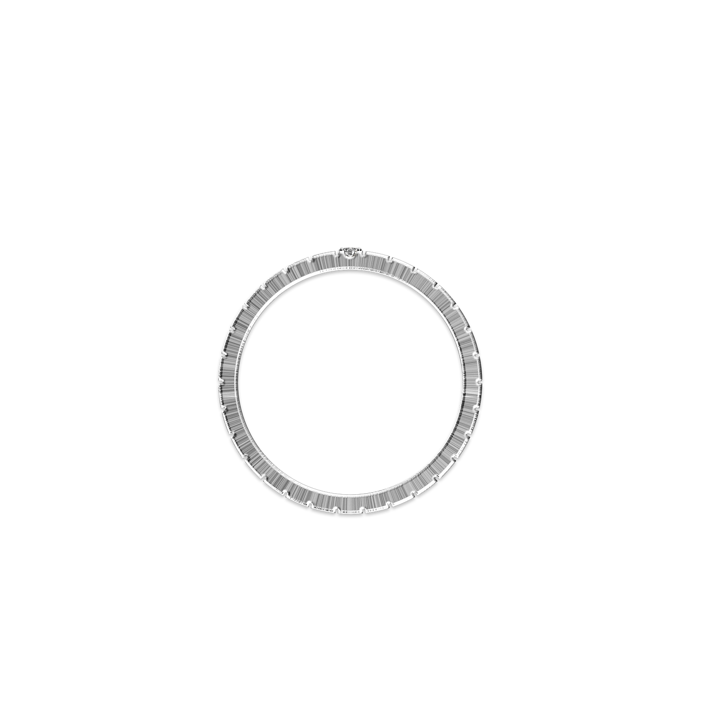 Bague Ice Cube, diamant blanc