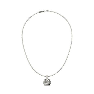 Pendente de Capacete "The Speed", Pavé de Diamantes Brancos