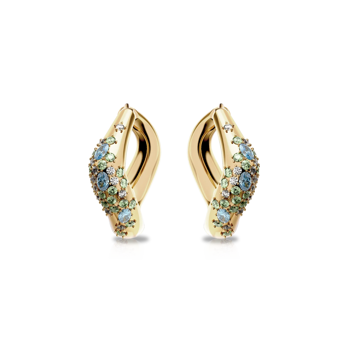 Brincos Argola Orgânicos Huggie Dreamy Diamond