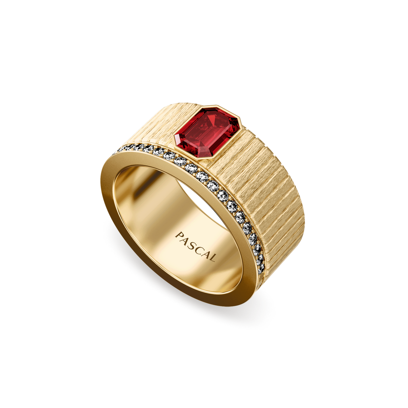 Colonnade Band Ring, White Diamond