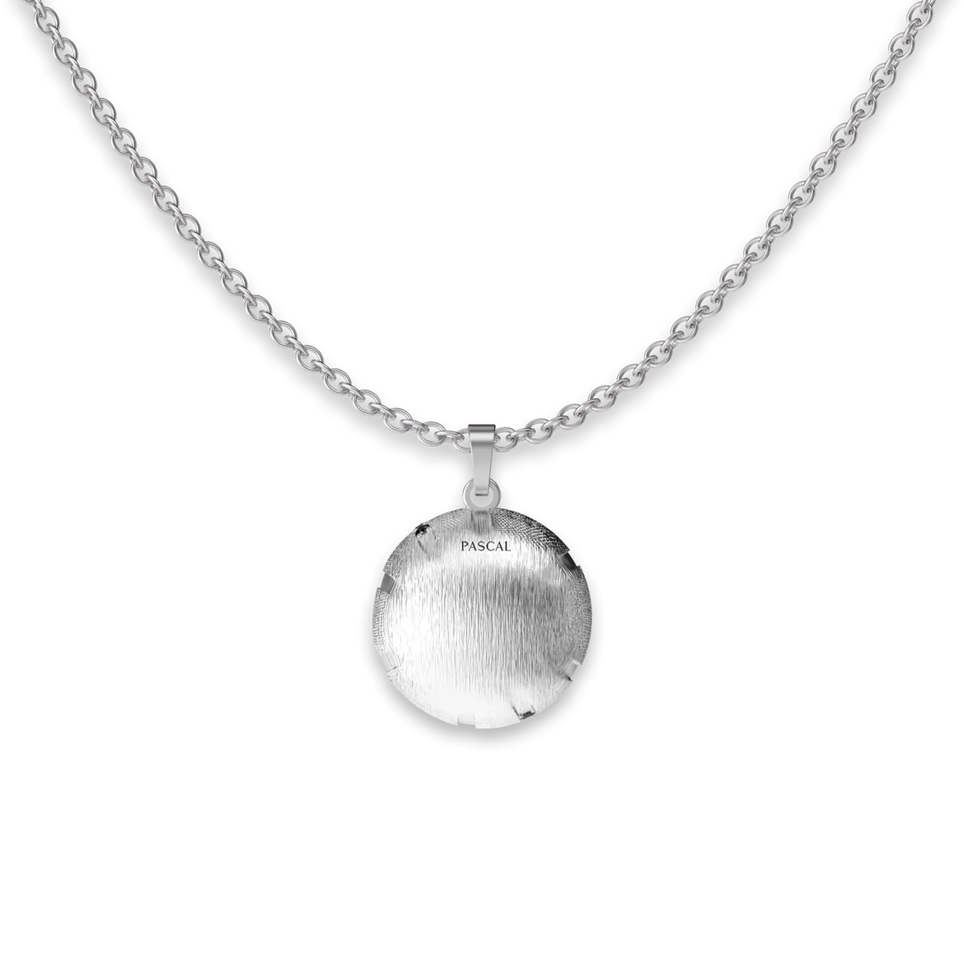 'The Basketball' Crooked Ball Linear Diamond Pendant, Black Diamond