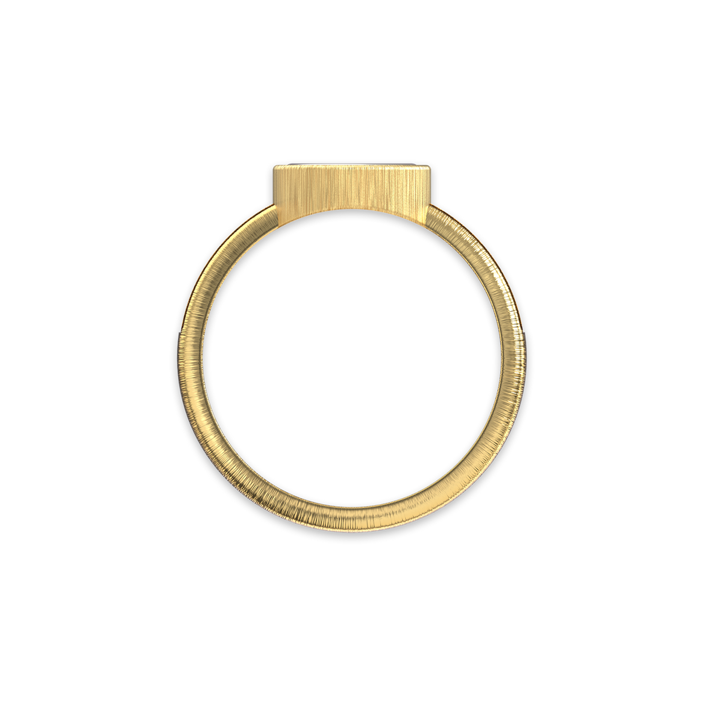 Anillo de dedo meñique 'The Great Civitas' Artemis Coin, diamante blanco