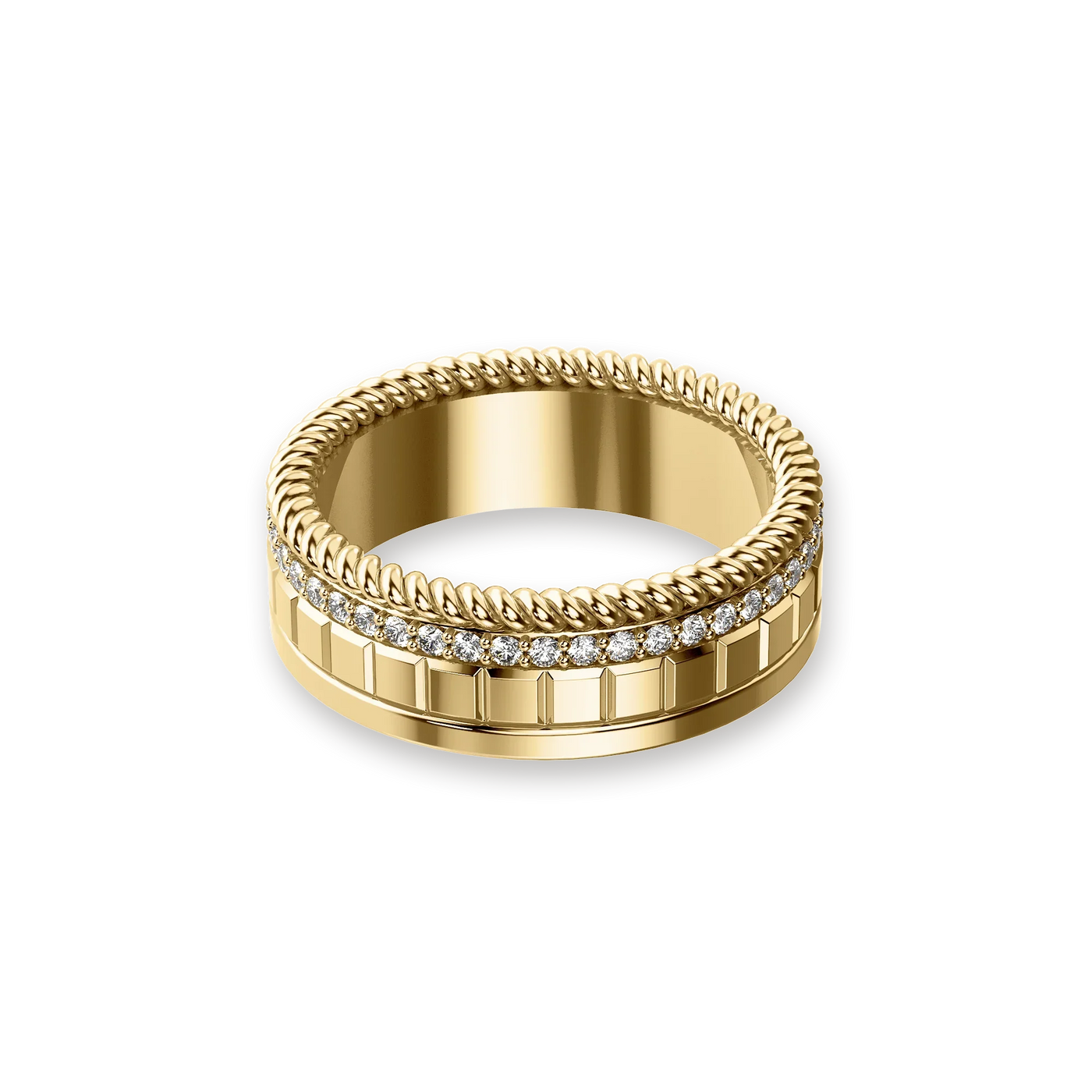 Switchable Green Gemstone Diamond Promise Ring yellow gold