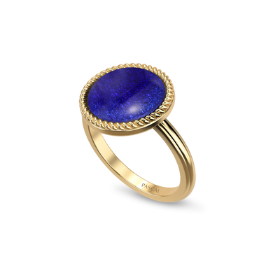 'Universe' Enamel Rope Ring, Round