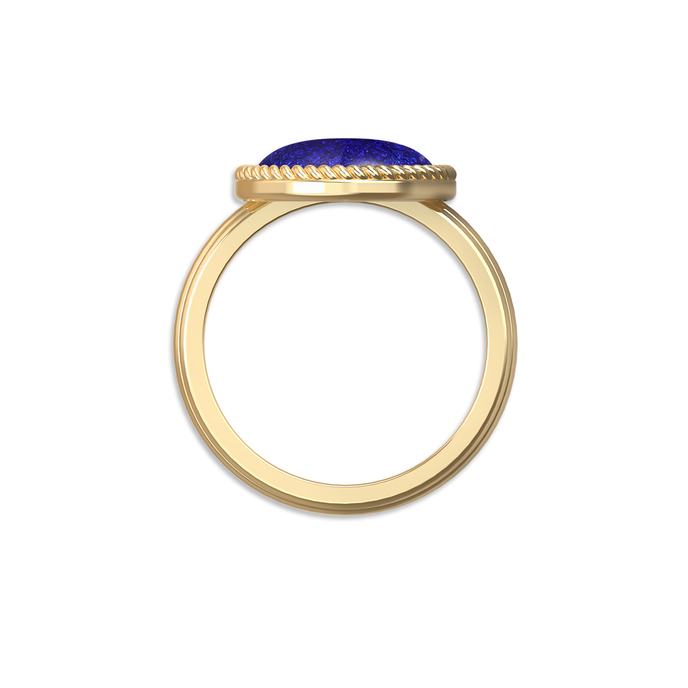 'Universe' Enamel Rope Ring, Round