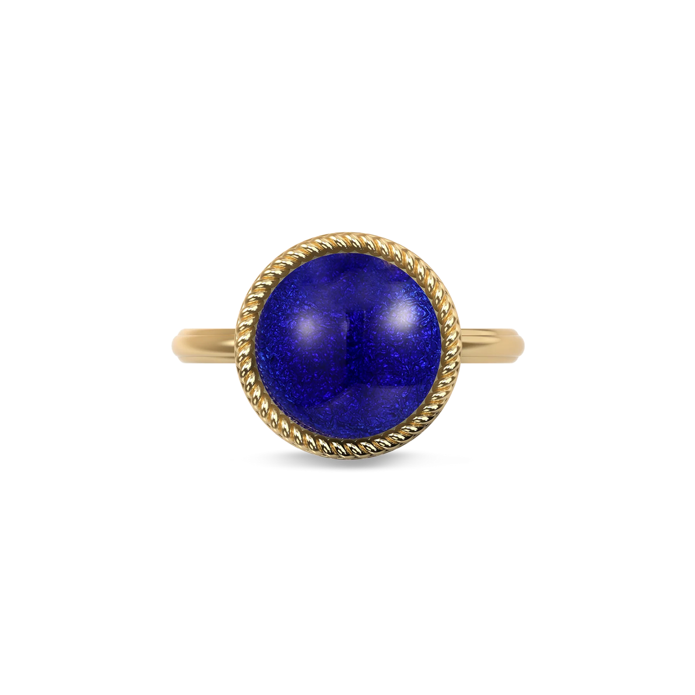 'Universe' Enamel Rope Ring, Round