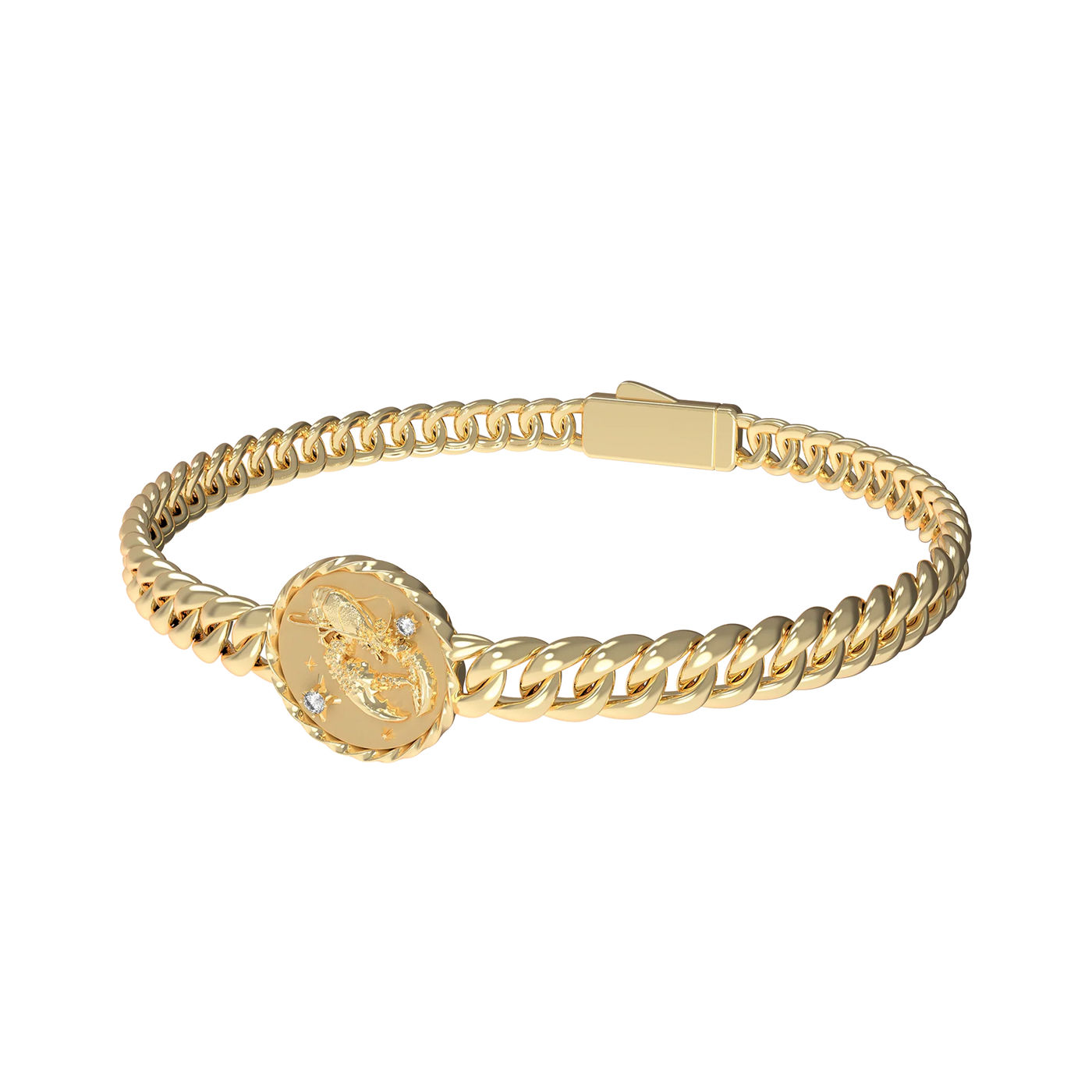 Cancer Amulet Cuban Bracelet