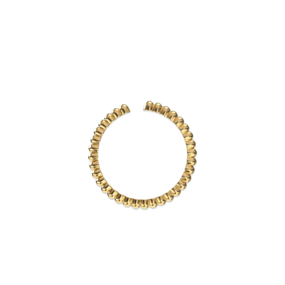 Anillo abierto con cuentas