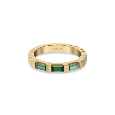 Gemstone Band Ring Set