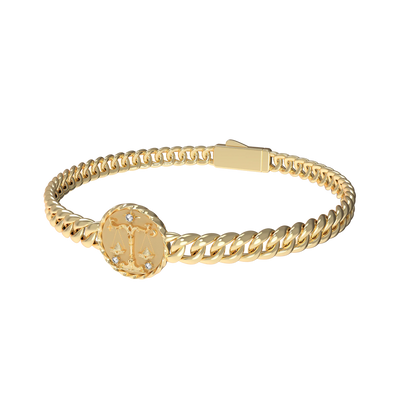 Libra Amulet Cuban Bracelet