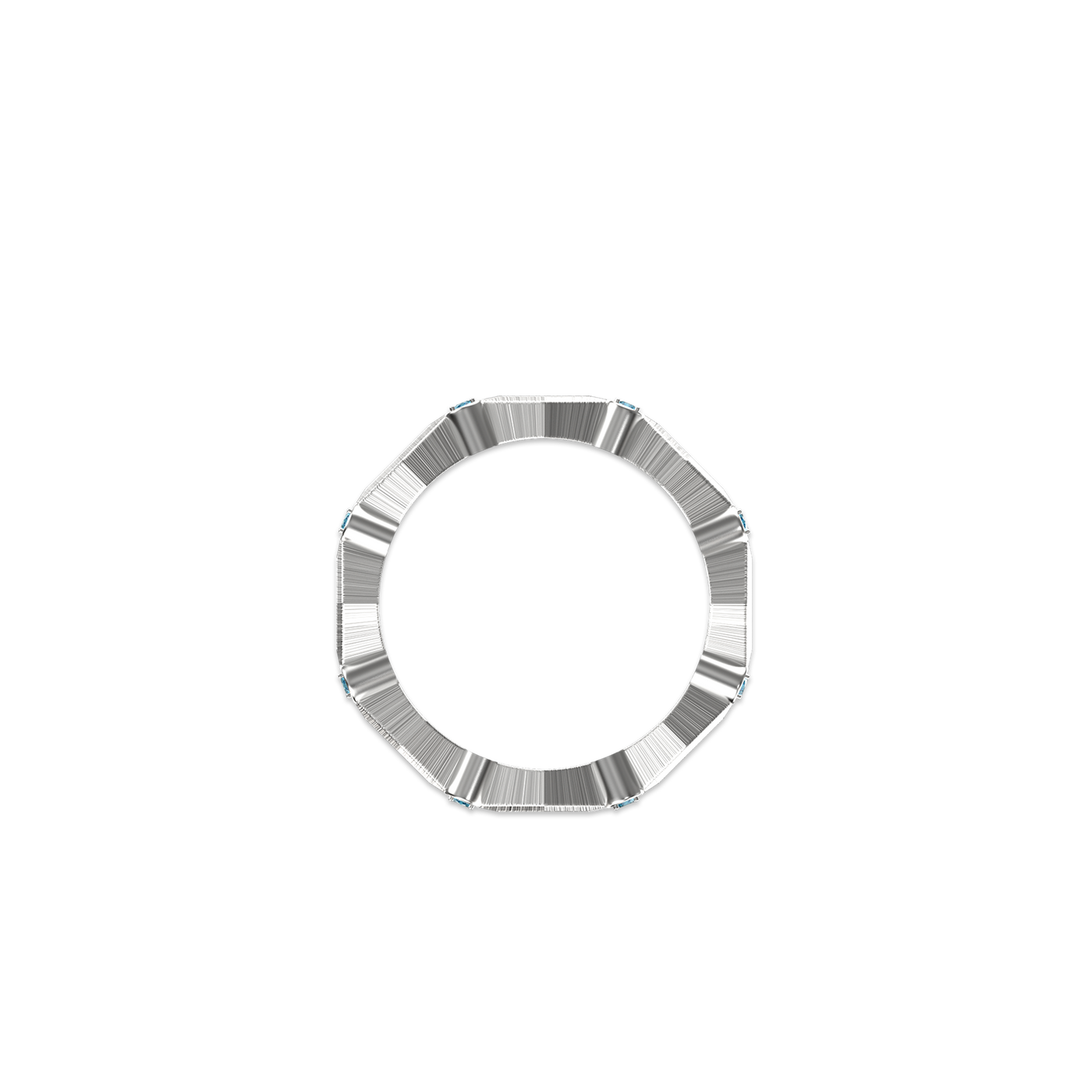 Anello scultura in pietra preziosa