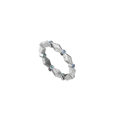 Anello scultura in pietra preziosa