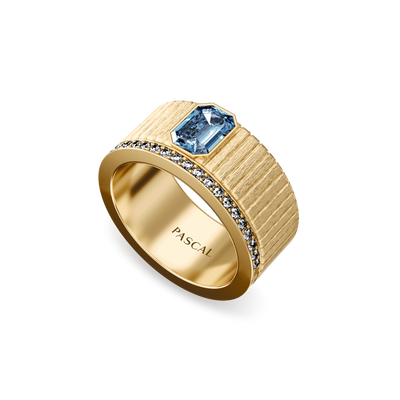 Colonnade Band Ring, White Diamond