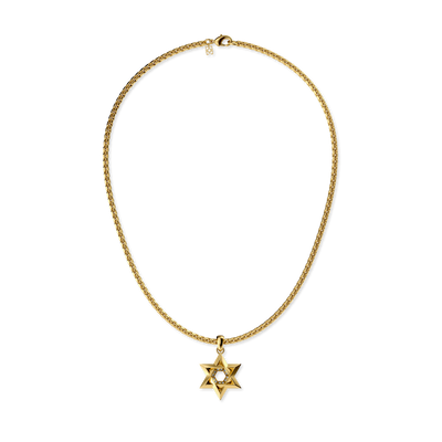 Ciondolo Stella di David, Diamante Bianco