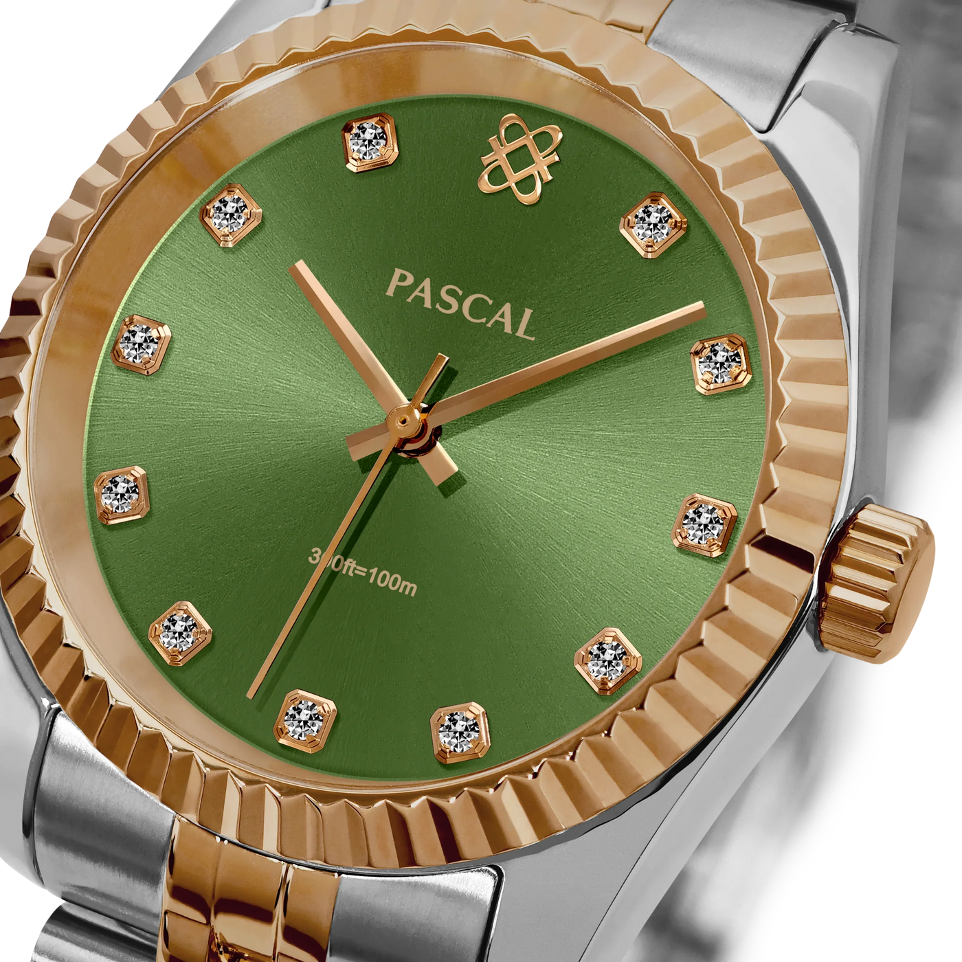 Tidlös klassisk diamantklocka presentset