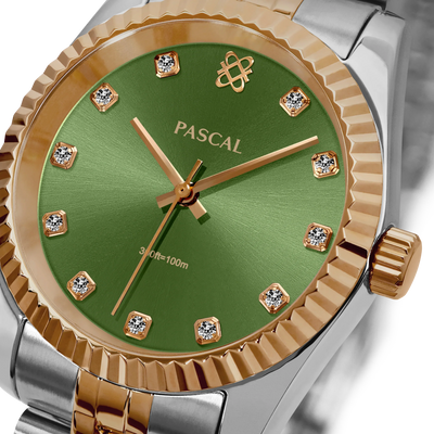 Tidlös klassisk diamantklocka presentset