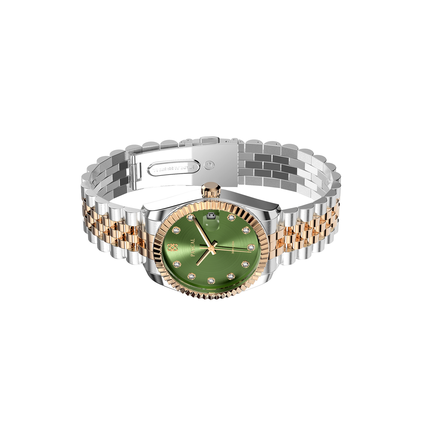 Montre classique intemporelle en diamant