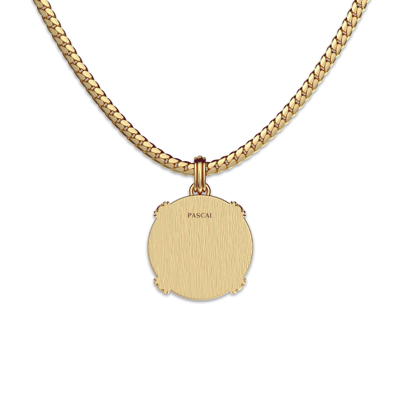 Ciondolo con moneta Artemis "The Great Civitas", diamante bianco