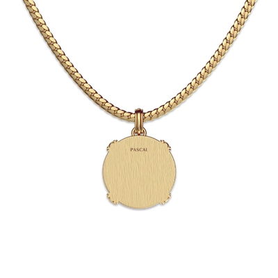 Ciondolo con moneta Artemis "The Great Civitas", diamante bianco