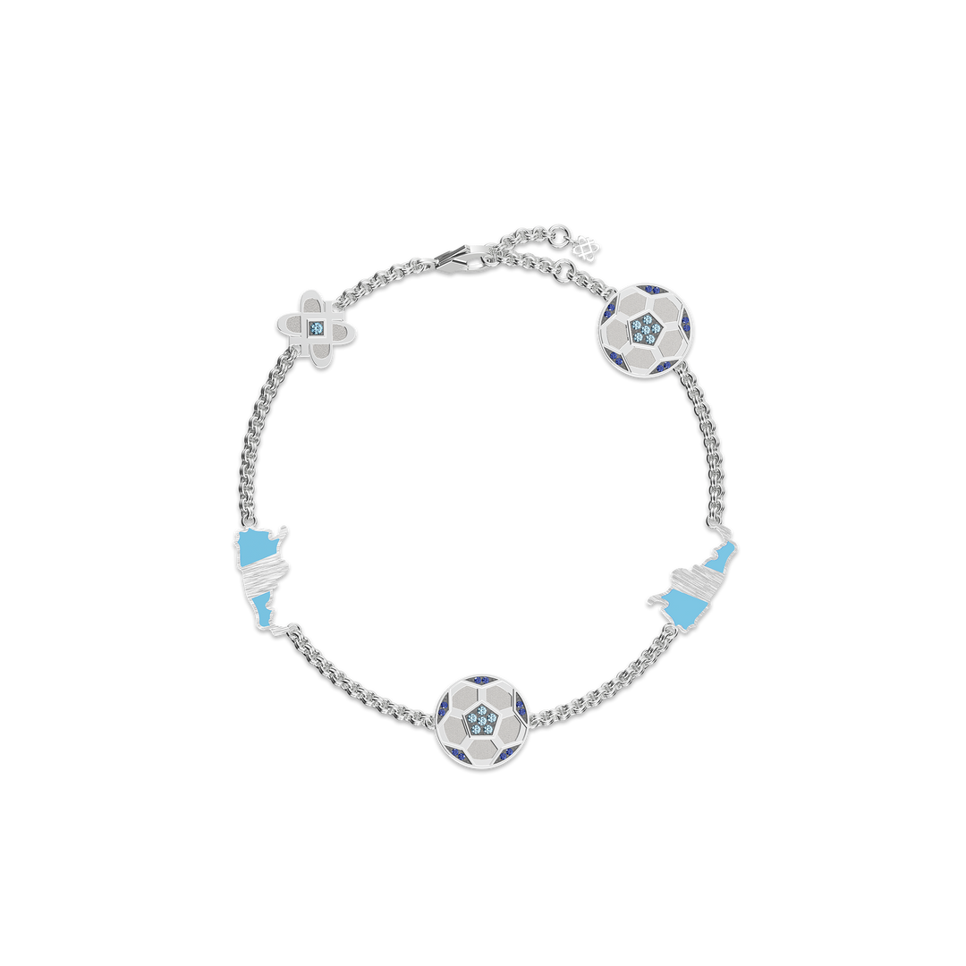 FIFA World Cup 26 ブレスレット　アルゼンチン　アルジェリア World Cup 26' Diamond Bracelet, Argentina | PASCAL