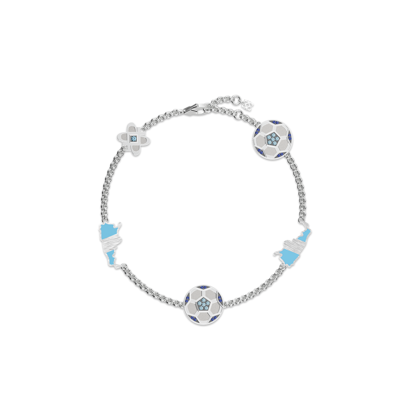 FIFA World Cup 26 ブレスレット　アルゼンチン　アルジェリア World Cup 26' Diamond Bracelet, Argentina | PASCAL
