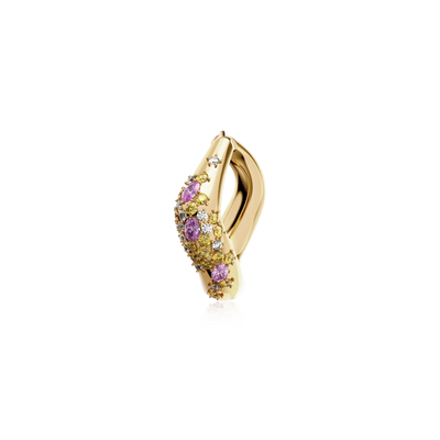 Brincos Argola Orgânicos Huggie Dreamy Diamond