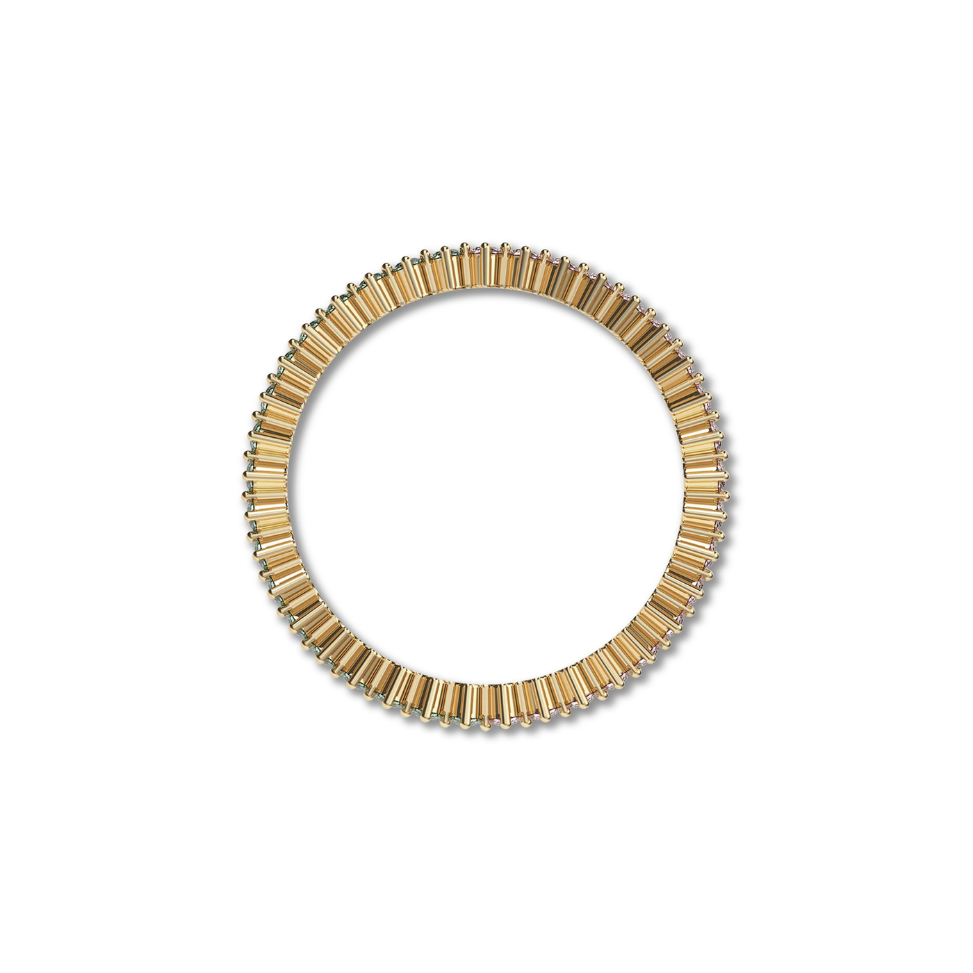 Bicolor Diamond Eternity Ring