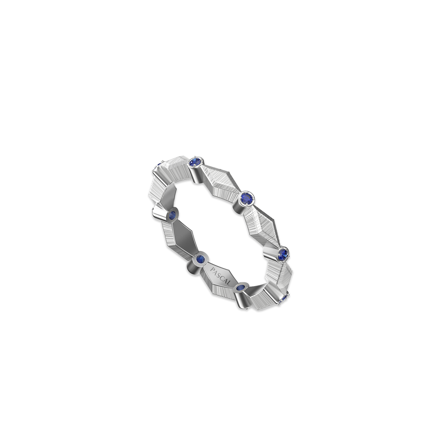 Anello scultura in pietra preziosa